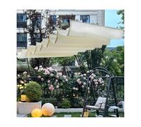 Baldacchino telescopico 2 m x 8 m, protezione UV, versatile riparo da sole e pioggia, perfetto per patio, giardino, eventi e attività all'aperto, facile installazione e design