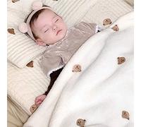 Baldacchino Zanzariera per Neonato Bambino Bambina Tenda da Letto per Bambini Arancia Decorazione Camera Regalo
