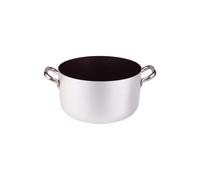 CASSERUOLA ALTA Alluminio 3 Ø cm 36 X19H Antiaderente 2 Maniglie Pentole Agnelli