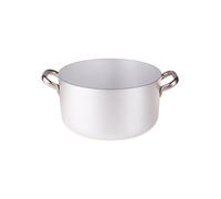 Pentole agnelli casseruola 104 alta ø 24 professionale, in alluminio puro, 2 man