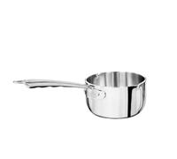 Baldassare Agnelli Casseruola Alta Alu-inox 5-PLy per induzione con un manico e due beccucci Casseruola Alta Alu-inox 5-PLy per induzione con un manico e due beccucci