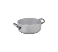 Pentole Agnelli ALMA106PI32 Casseruola Bassa con Due Maniglie, Alluminio, 32 x 32 x 10.5 cm