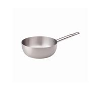 Baldassare Agnelli Casseruola conica in acciaio inox 1 manico - Ø24 Casseruola conica in acciaio inox 1 manico - Ø24