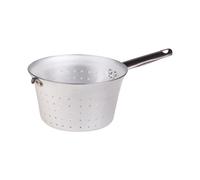 Pentole Agnelli Colapasta e Scaldapasta Conico, Argento, 24 cm
