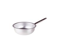 Pentole Agnelli ALMA111BM28 Padella per Mantecare, Alluminio, Argento, 28 cm