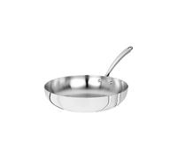 Pentole Agnelli Padella Svasata Alta Alu-Inox per induzione 1907 con Manico Tubolare Inox, diam. 28cm