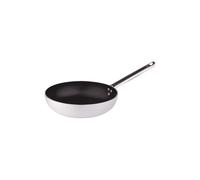 Pentole Agnelli Alluminio Antiaderente 3 mm Padella Svasata Alta a Saltare con Manico Inox Tubolare , Argento, 45 cm
