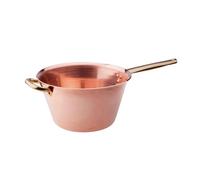 Baldassare Agnelli Paiolo per polenta in rame "senza stagnatura" 2mm con manico e maniglia in ottone, Ø 24 cm Paiolo per polenta in rame "senza stagnatura" 2mm con manico e maniglia in ottone, Ø 24 cm