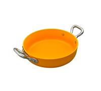 Baldassare Agnelli Tegame 2 manici, antiaderente interno/esterno, alluminio 3 mm, Ø 14 cm - giallo Tegame 2 manici, antiaderente interno/esterno, alluminio 3 mm, Ø 14 cm - giallo
