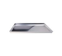 Pentole Agnelli, Teglia rettangolare in alluminio lega 3003, 40x30x6 cm, COAL49/340 - grigio metallo COAL49/340