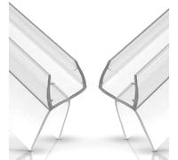 Balder 2 guarnizioni per porta doccia, 100 cm, universali, confezione di due guarnizioni per porta doccia in vetro, 6 mm, 7 mm e 8 mm, guarnizione in gomma resistente, protezione contro proiezioni