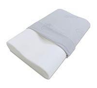 Baldiflex - Cuscino in Memory Foam - Modello Ortocervicale - Fodera in Silver Safe