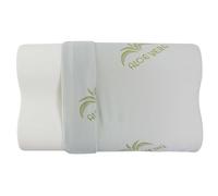 Baldiflex Emporio Cuscino in Memory Foam, Modello Ortocervicale, Fodera in Aloe Vera