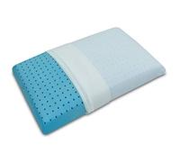 Baldiflex Emporio, Cuscino in Memory Foam Modello Saponetta Premium Fresh, Guanciale Memory con Fori di Traspirazione, Contro Dolore Collo e cervicale, Ortopedico, rinfrescante