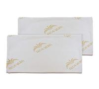 Baldiflex Emporio, Federe Cuscini in Aloe Vera, 40 x 70 cm con Zip di Apertura, Lavabili