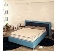 Baldiflex Emporio Materasso alto 20 cm in Memory Foam e Molle, Matrimoniale 140x200 cm, 3 cm Memory, Rivestimento in Aloe Vera con Fascia Traspirante, Ortopedic Memory