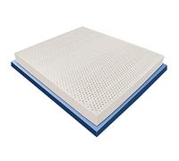 Baldiflex Emporio Materasso Lattice Matrimoniale 140x190 cm Alto 18 cm con 7 Zone a Portanza Differenziata e Fodera 3D Air in Aloe Vera Sfoderabile Antiacaro e Traspirante