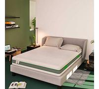 Baldiflex Emporio Materasso Matrimoniale Molle Insacchettate e Memory, Green Spring Plus 800 Molle + 5 cm Memory, 7 Zone Differenziate, 160x200 cm