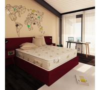 Baldiflex Emporio Materasso Memory Easy Super Top Singolo con Rivestimento in Aloe Vera, Misura 100x190x23 cm + Cuscino Omaggio