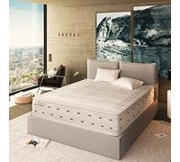 Baldiflex Emporio, Materasso Memory Foam Francese Sfoderabile Altezza 30 cm, Ortopedico, Antibatterico, Antiacaro, Hero, Misura 140x190 cm