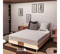 Baldiflex Emporio Materasso Memory Matrimoniale Plus Top Air Misura 160x200x25cm Ergonomico 7 Zone Differenziate Sfoderabile Silver Safe