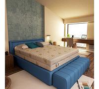 Baldiflex Emporio Materasso Singolo in Memory 7 cm, Premium, Fodera Aloe Vera 85x190x25 cm