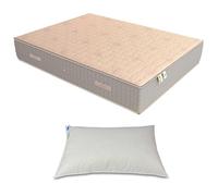 Baldiflex Emporio Materasso Singolo Molle e Memory Luxury 80x200 cm, 800 Molle e 3 cm Memory, Altezza 25 cm