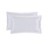 Baldiflex - Federe Cuscino 100% Cotone Percalle, 50x80 cm, Bianco