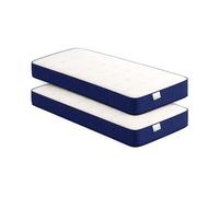 Baldiflex Kit 2 Pezzi, Materasso Memory 16 cm, Singolo 80x190 cm, RelaxOne 16, Ortopedico e Ergonomico, Anallergico e Antibatterico, 100% Made in Italy