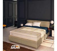 Baldiflex Materasso Matrimoniale in Memory e Eco B-Foam, Super Top Eco, Portanza a Zone Differenziate, con Rivestimento Sfoderabile in Aloe Vera 3D, Antiacaro, Traspirante, 180x190x23 cm