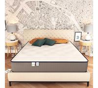 Baldiflex Materasso Memory trapuntato, Singolo 85x190 cm, Parigi, Altezza 26 cm, Parigi, Ortopedico e Ergonomico, 100% Made in Italy