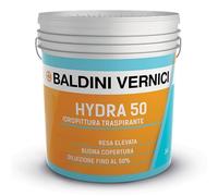 BALDINI IDROPITTURA PITTURA PER INTERNI VERNICE TRASPIRANTE BIANCA 14 LT