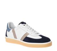 Baldinini Sneaker Perf Suede & Calf. Blue&White, Sneakers Uomo, Multicolore, 40 EU