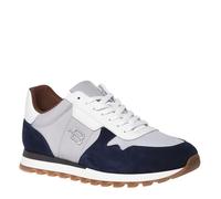Baldinini Sneaker Suede&Fab. Blue And Grey, Sneakers Uomo, Multicolore, 42.5 EU