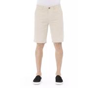 Baldinini Trend Beige Cotton Men Bermuda Short - IT48 | M