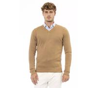 Baldinini Trend Beige Modal Men Sweater - IT52 | XL