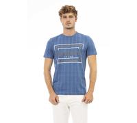 Baldinini Trend Blue Cotton Men T-Shirt - L