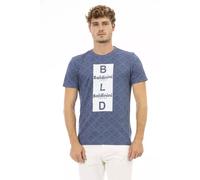 Baldinini Trend Blue Cotton Men T-Shirt - S