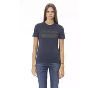 Baldinini Trend Blue Cotton Women T-Shirt - L