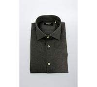 Baldinini Trend Gray Cotton Men Shirt - XL