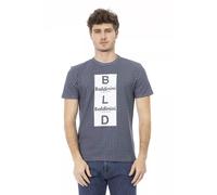 Baldinini Trend Gray Cotton Men T-Shirt - XS