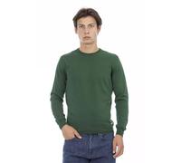 Baldinini Trend Green Cotton Men Sweater - XXL