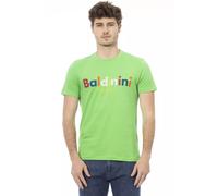Baldinini Trend Green Cotton Men T-Shirt - L