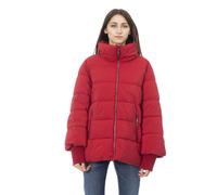 Baldinini Trend Red Polyamide Women Jacket - 3XL