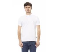 Baldinini Trend White Cotton Men Polo Shirt - L