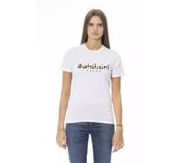 Baldinini Trend White Cotton Women T-Shirt - M