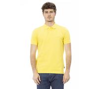 Baldinini Trend Yellow Cotton Men Polo Shirt - XXL