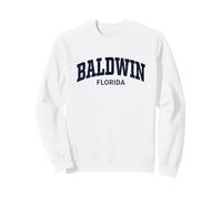 Baldwin Florida Vintage Athletic Sports Design Felpa