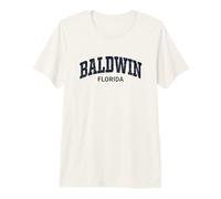 Baldwin Florida Vintage Athletic Sports Design Maglietta Premium