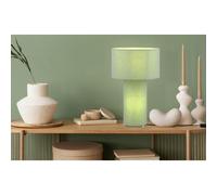 BALE LAMPADA DA TAVOLO IN TESSUTO 3 COLORI ALTEZZA CM 40 DIAMETRO CM 24 LAMPADINA ATTACCO E27